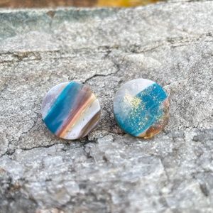 Polymer earrings hypoallergenic